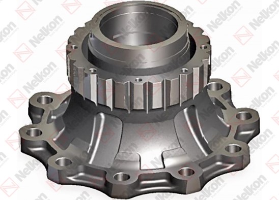 Wheel hub, without bearings / 105 043 005 / 3988930,  85114471,  85111794,  3989341,  85105693,  85101818                